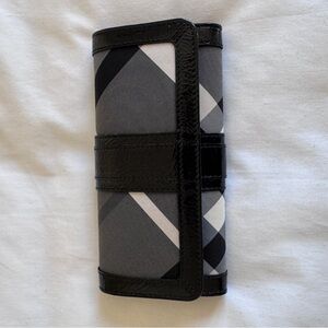Burberry Black Check Wallet